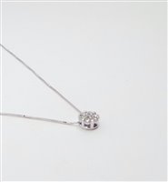 Collana Lorenza Gioielli Donna  Collana Punto Luce in Oro bianco Zirconia 662852 - 662852